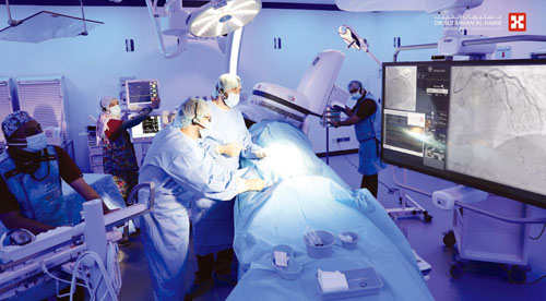 من انسداد مزمن بالشريان التاجي 