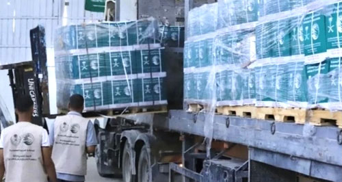 دفعة جديدة من المساعدات السعودية للشعب الفلسطيني 