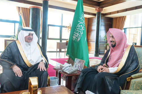 سموه خلال اللقاء