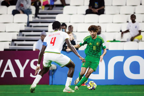 جانب من المباراة