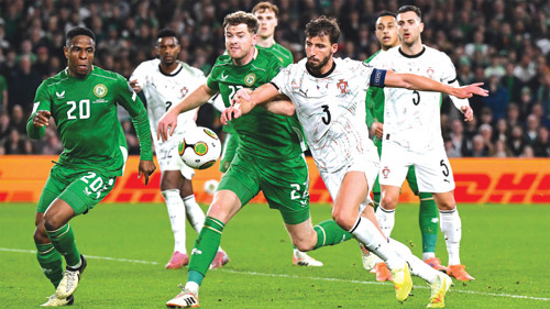  أيرلندا هزمت البرتغال بثنائية