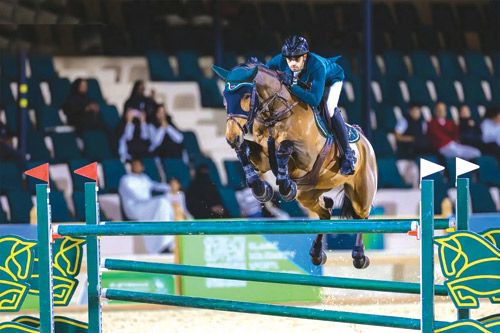  الذهبية للفارس خالد المبطي