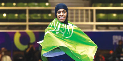 دنيا أبو طالب تنتزع ذهبية التايكوندو 