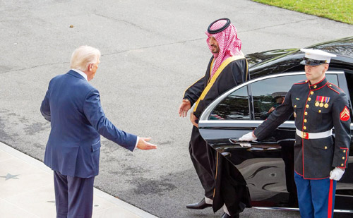 في حفاوة تاريخية استثنائية أعدها ترامب قل نظيرها.. لقائد يمثل «قوة المستقبل» 