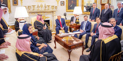 ولي العهد: المباحثات التي عقدتها مع فخامتكم أكدت متانة العلاقات بين بلدينا 