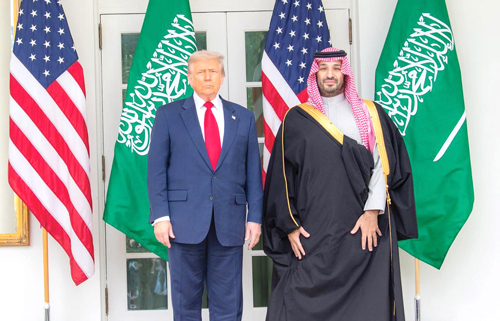 ولي العهد والرئيس الأمريكي