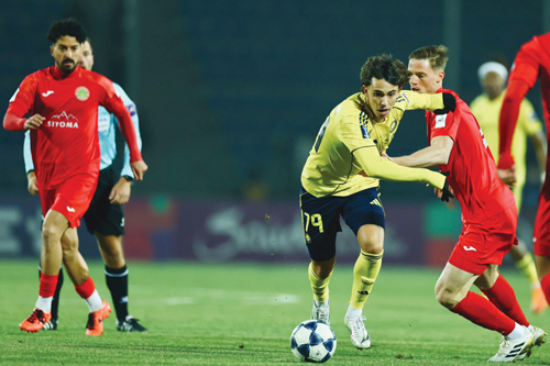 النصر يتجاوز استقلول برباعية ويتأهل للدور الثاني في آسيا2 