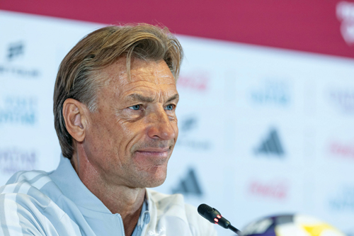  رينارد في المؤتمر الصحفي