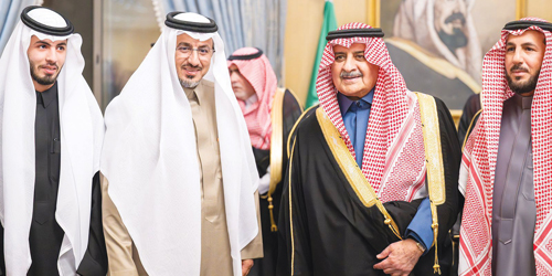  سموه خلال الاستقبال