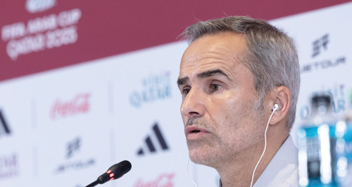  رودريغيز والحمدان في المؤتمر الصحفي