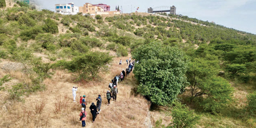 اتحاد التسلق والهايكنج ينظّم فعالية في الباحة 