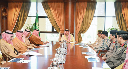  @ سموه خلال الاجتماع