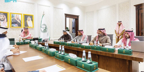  سموه خلال الاجتماع