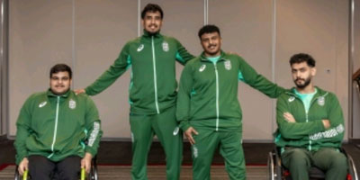شباب السعودية يدشنون مشاركتهم في بارالمبية دبي 
