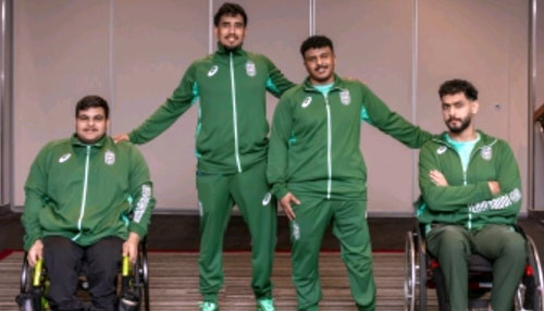 شباب السعودية يدشنون مشاركتهم في بارالمبية دبي 