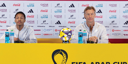  رينارد وهوساوي في المؤتمر الصحفي