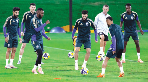  من تدريبات المنتخب