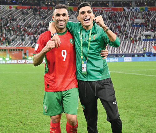 يلتقي المغرب في النهائي العربي 