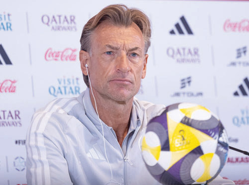 رينارد في المؤتمر الصحفي