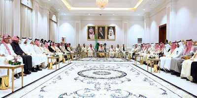 أمير منطقة نجران يلتقي القيادات الحكومية والمستثمرين ورجال الأعمال بالمنطقة 