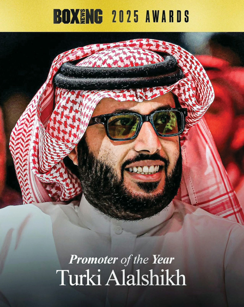 تركي آل الشيخ يحصد لقب «Promoter of the Year» لعام 2025 من مجلة Boxing News العالمية 