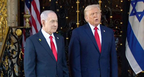 ترامب يناقش مع نتنياهو القوة الدولية في غزة 