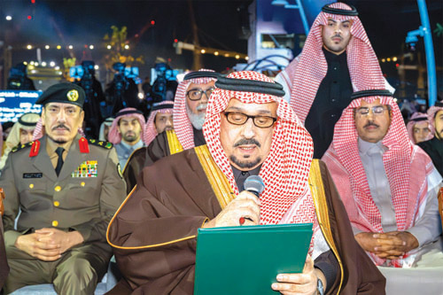 أمير منطقة الرياض افتتح متنزه «Six Flags» بالقدية 