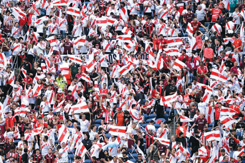 جماهير «ريفر بليت» الأرجنتيني الأولى عالمياً 