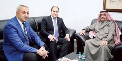 سفير أذربيجان يزور «الجزيرة» 