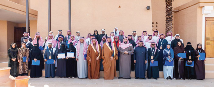 د.المغلوث يكرم المشاركين في مسار «البرامج التدريبية الإعلامية التاريخية الدرعية» 