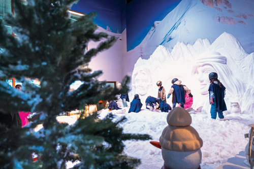 الثلج بعيون الأطفال في تجربة كورشوفيل 