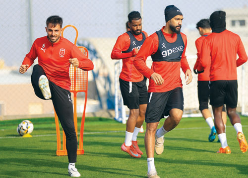  استعدادات فريق أبها