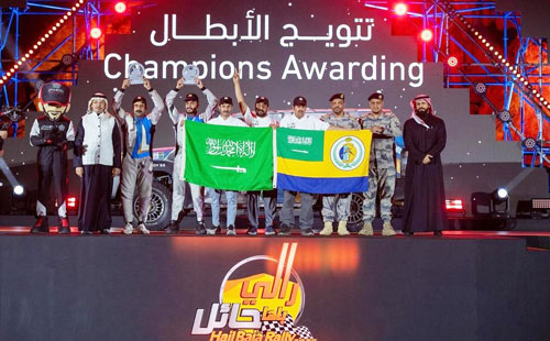 حرس الحدود يحقق المركزين الأول والثاني برالي باها حائل 2026 