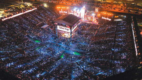 «GEA» تسجل رقماً قياسياً تاريخياً يتجاوز 21 ألف متفرج لـ«Ring 6» 