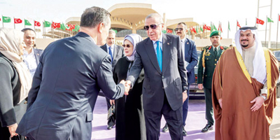الرئيس التركي يغادر الرياض 