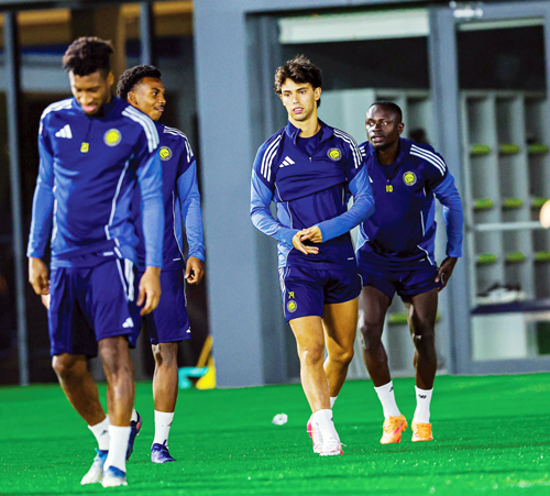  لقطة من تدريب النصر