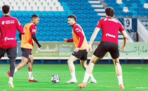  من مران الهلال أمس