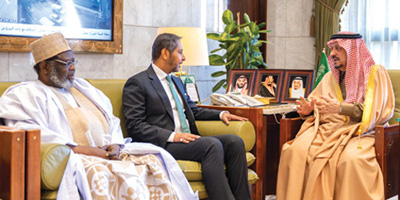 أمير منطقة الرياض يستقبل عميد السلك الدبلوماسي ورؤساء المجموعات الجغرافية المعتمدين 