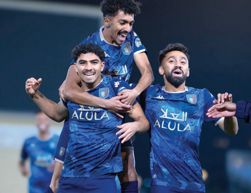  العلا يهزم العروبة ويصل للثالث