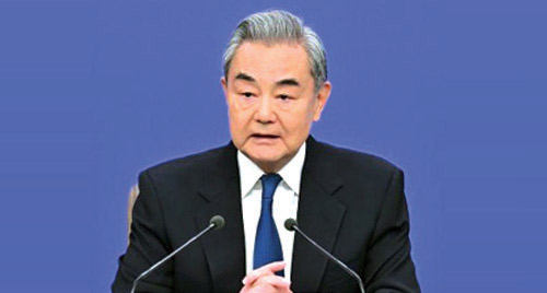 وزير الخارجية الصيني وانغ يي