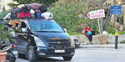لبنان.. 100 ألف نازح إضافي خلال 24 ساعة 