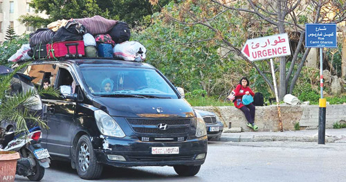 بسبب الغارات الإسرائيلية على حزب الله 