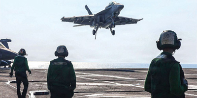 الجيش الأميركي: نسيطر على مساحات واسعة من الأجواء الإيرانية 