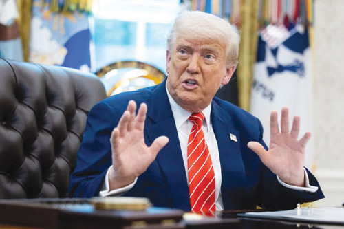 ترامب: إيقاف «إمبراطورية الشر الإيرانية» أهم من أسعار النفط 