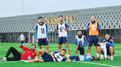  لقطة من تدريب النصر