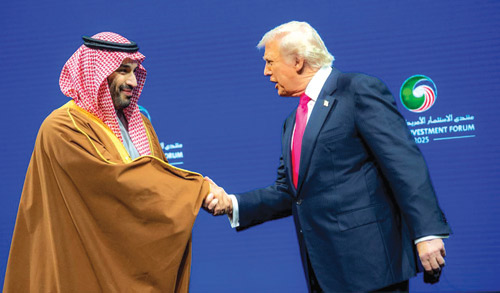 جهود سمو ولي العهد ورحلاته الخارجية وزياراته الدولية تعزز مكانة المملكة وثقلها السياسي والاقتصادي 