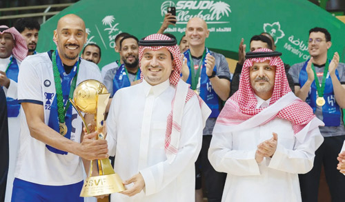 الهلال بطلاً لممتاز الطائرة 