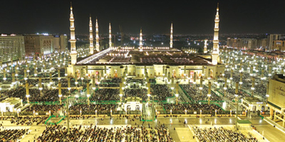 أجواء إيمانية في المسجد النبوي 