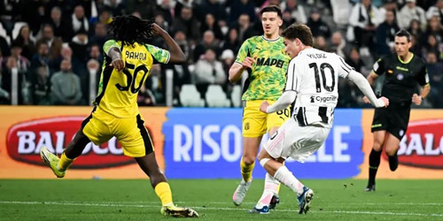 الدوري الإيطالي: ساسولو يتعادل مع يوفنتوس 