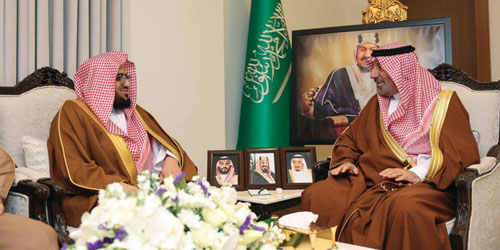  سموه خلال اللقاء